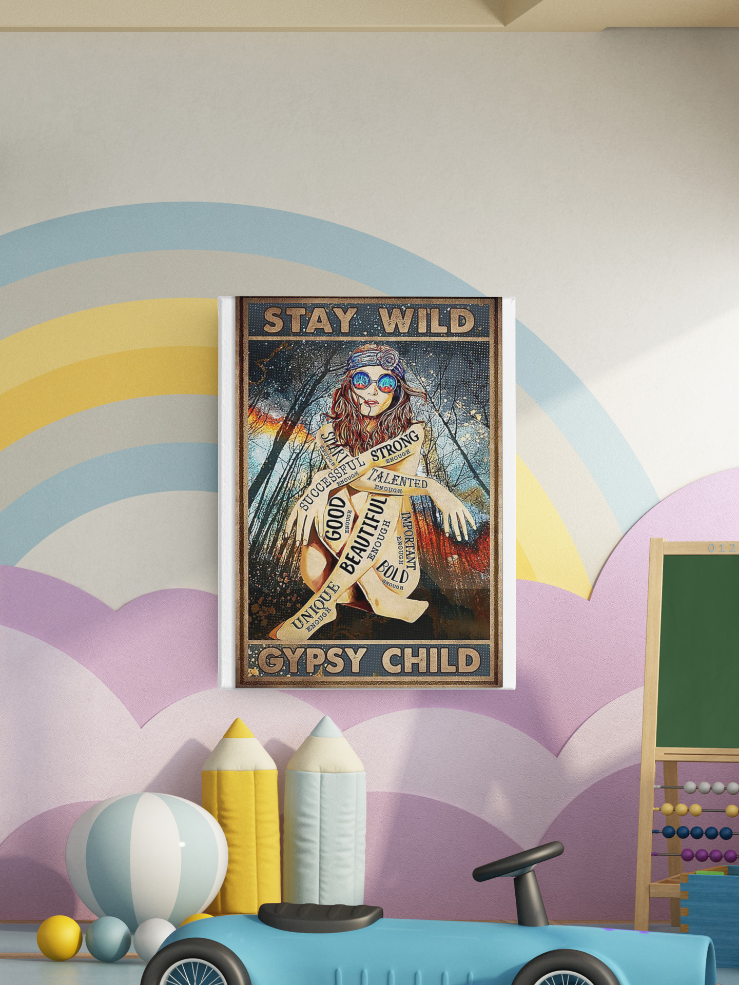 Hippie stay wild gypsy child poster 4 Hippie stay wild gypsy child poster