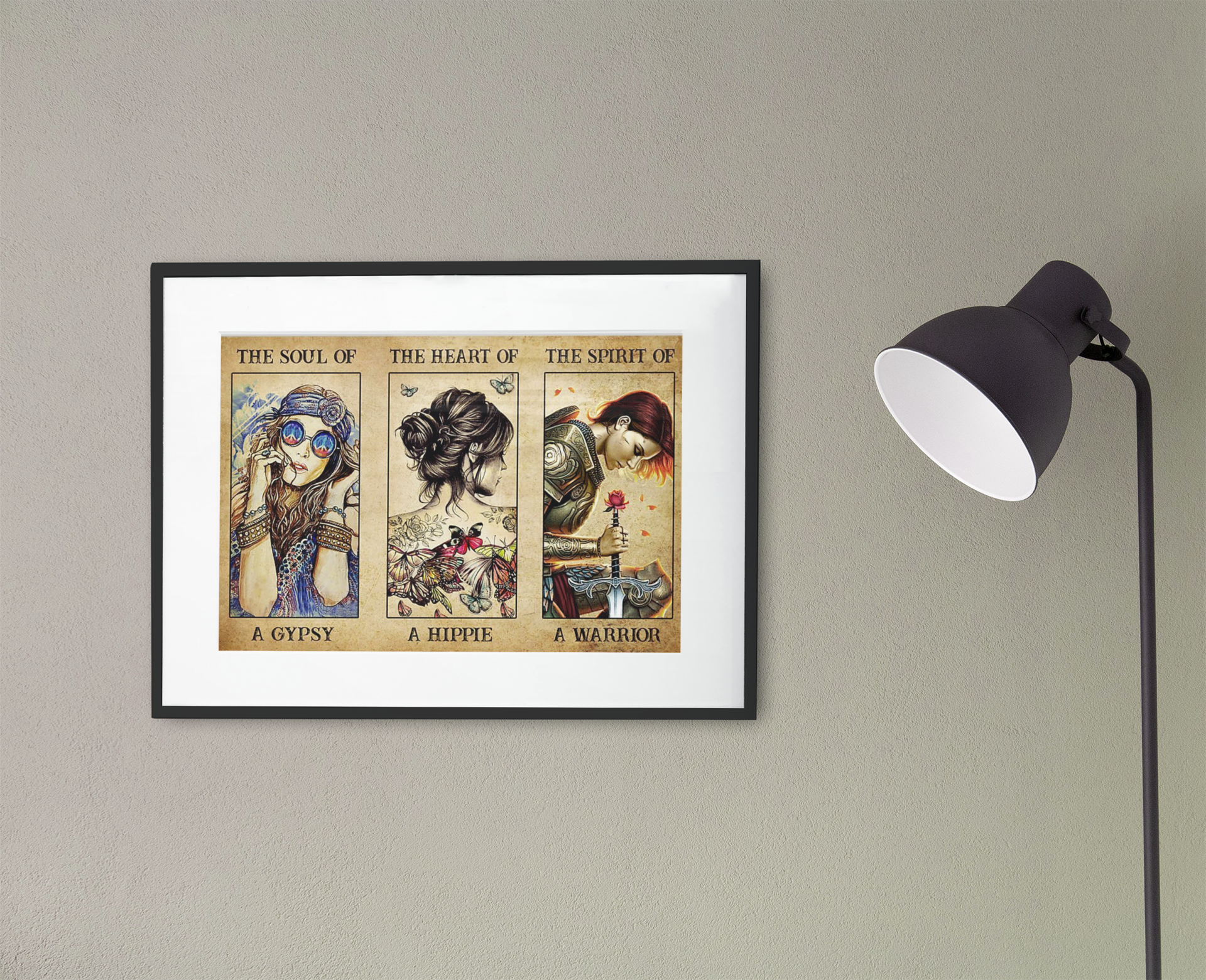 Hippie girl The soul of a gypsy the heart of a hippie poster 2 Hippie girl The soul of a gypsy the heart of a hippie poster
