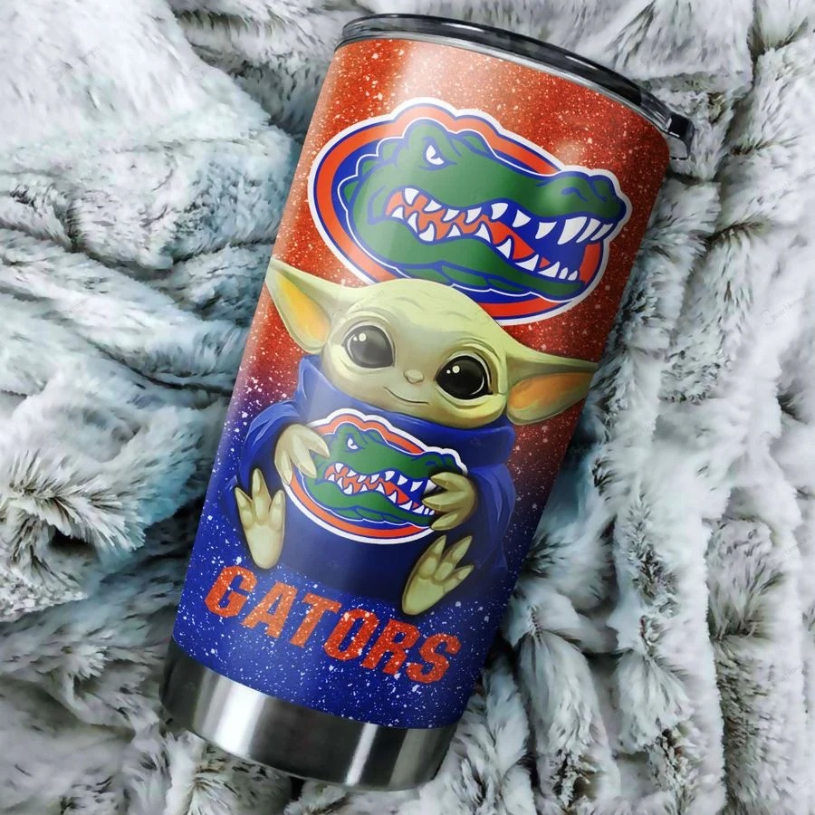 Florida Gators Baby Yoda Custom Name Tumbler 3 Florida Gators Baby Yoda Custom Name Tumbler