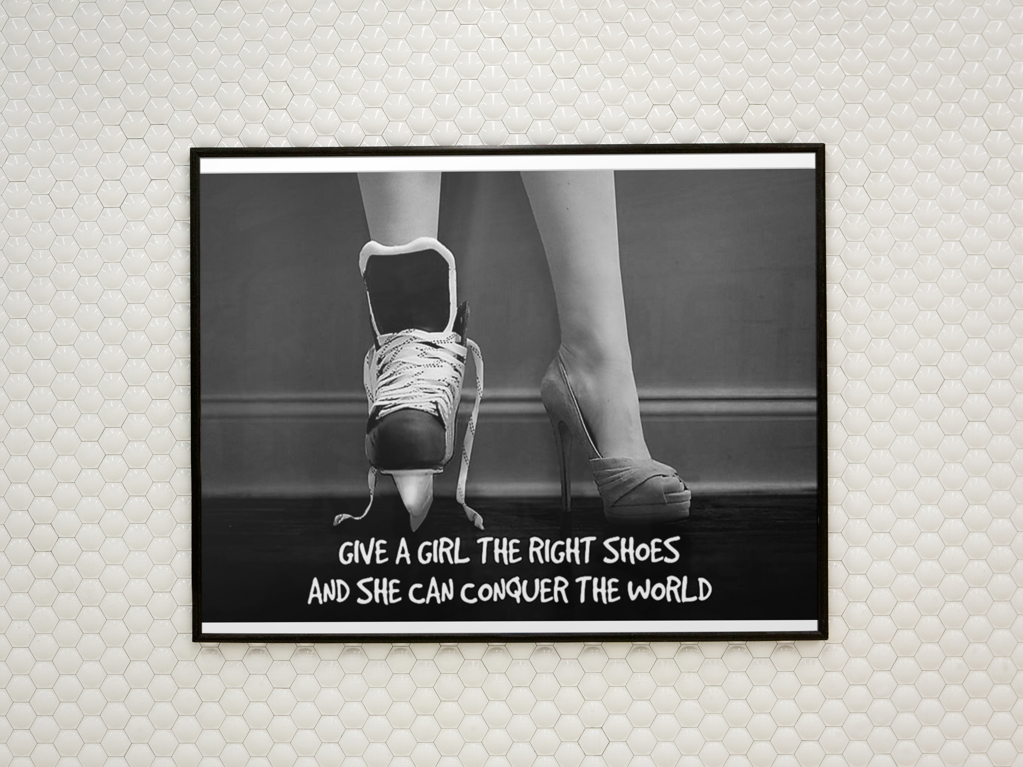 Hockey give a girl the right shoes and she can conquer the world 3 Hockey give a girl the right shoes and she can conquer the world