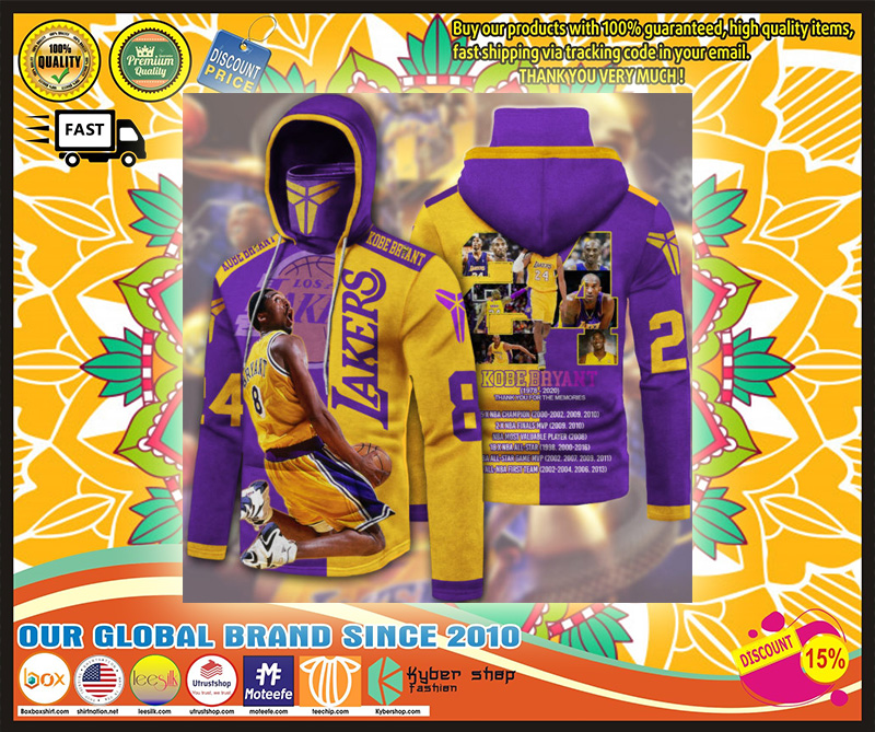 Kobe Bryant Hoodie No Gaiter 3d hoodie 5 Kobe Bryant Hoodie With Gaiter d hoodie