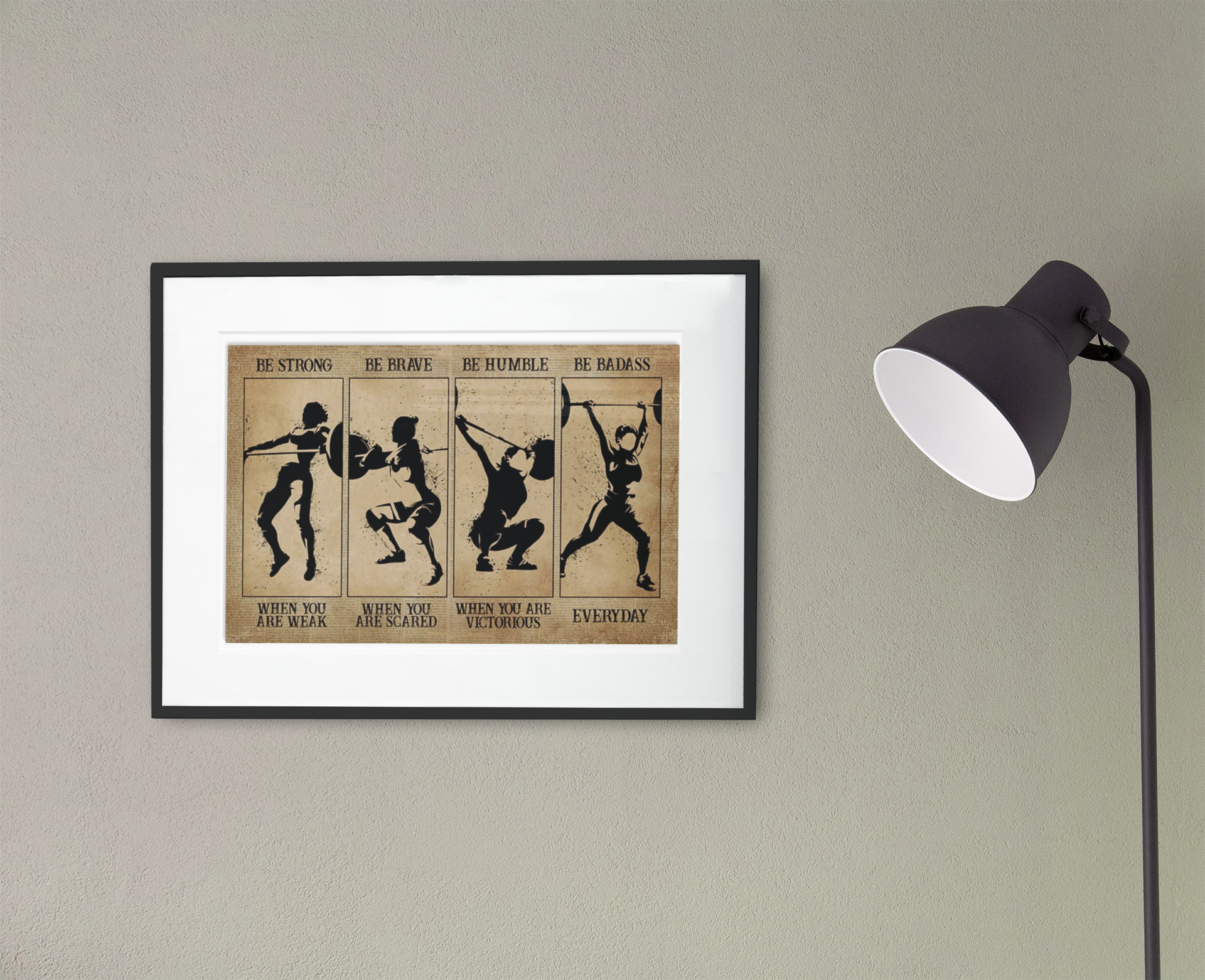 Women weightlifting be strong when you are weak poster 3 Women weightlifting be strong when you are weak poster