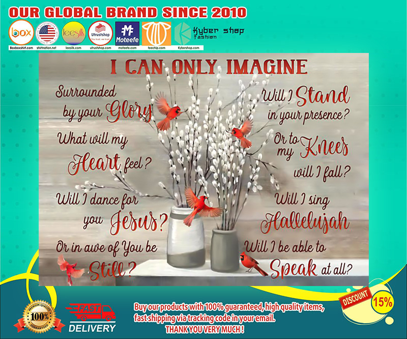 Cardinal I can only imagine poster 4 Cardinal I can only imagine poster