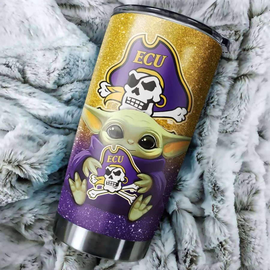 East Carolina Pirates Yoda Tumbler 2 East Carolina Pirates Yoda Tumbler