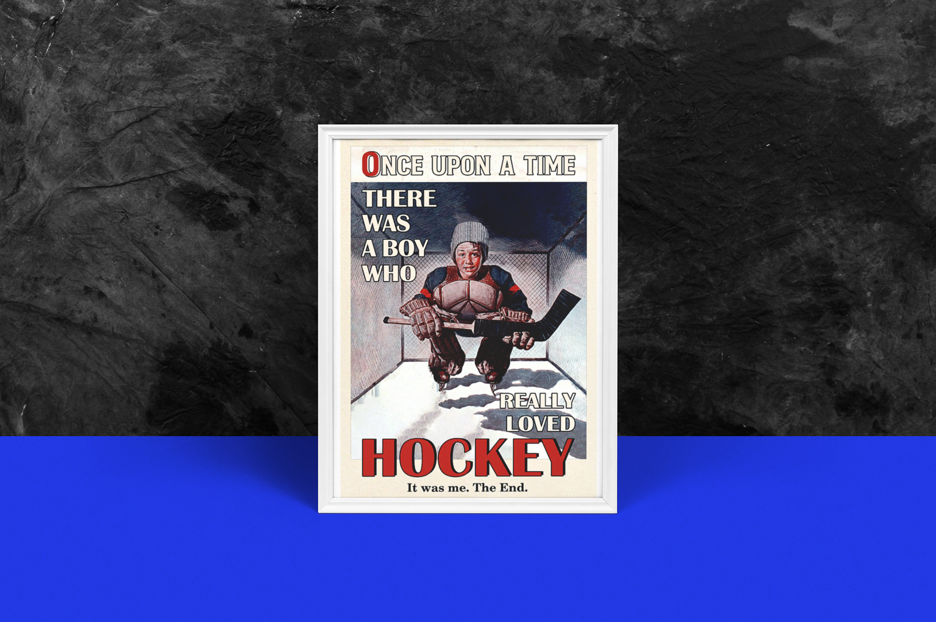 Once upon a time there was a boy who really loved hockey poster 2 Once upon a time there was a boy who really loved hockey poster