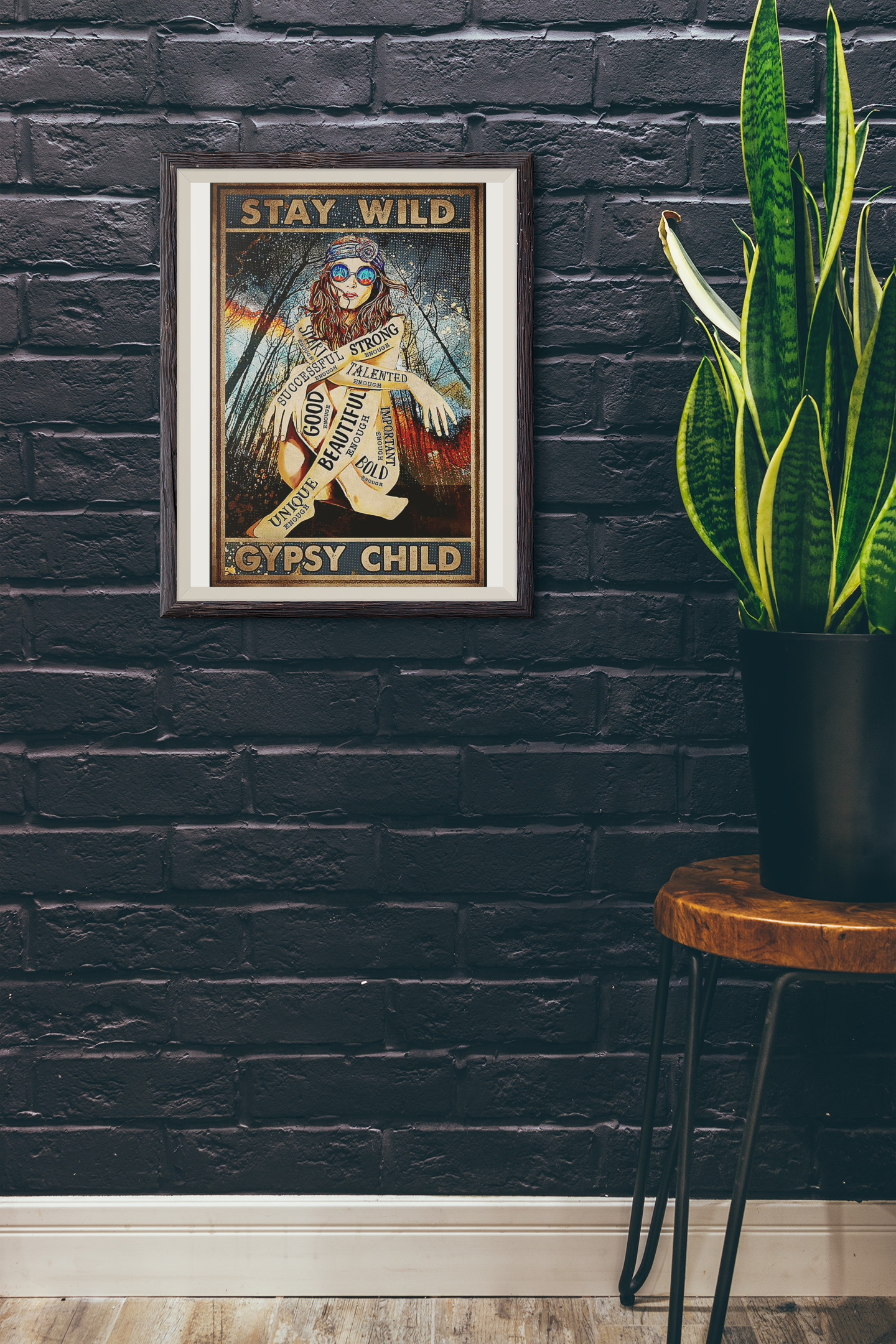 Hippie stay wild gypsy child poster 2 Hippie stay wild gypsy child poster