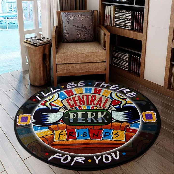 Central Perk I will be there for you round carpet