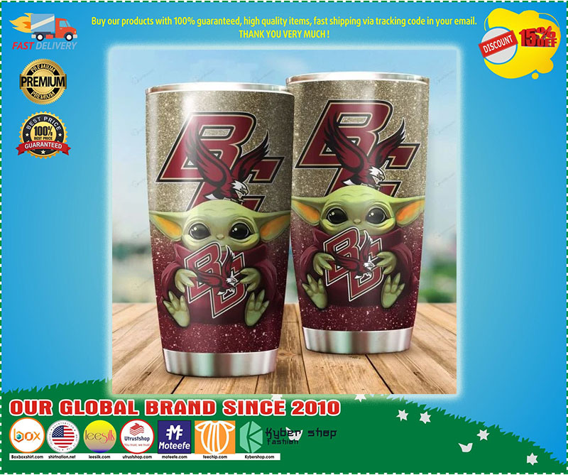 Boston College Eagles football Yoda Tumbler 5 Boston College Eagles football Yoda Tumbler