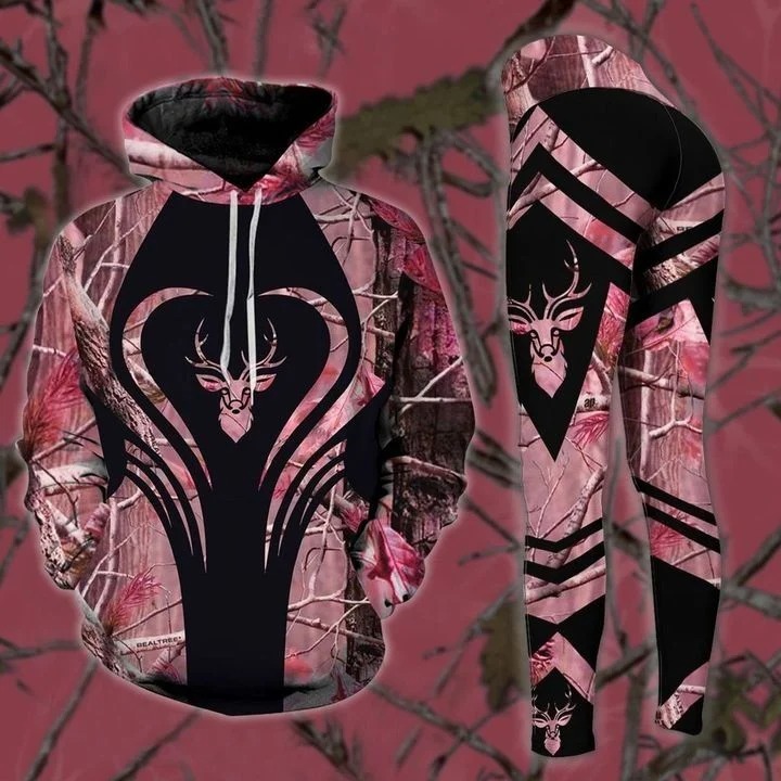 Deer hunting country girl 3D hoodie and legging 3 Deer hunting country girl hoodie and legging