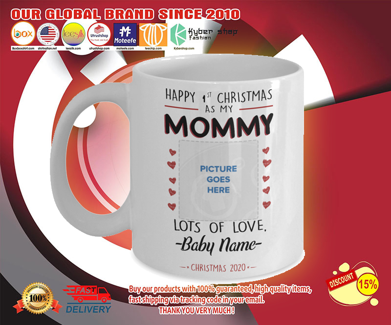 Happy 1st Christmas as Mommy custom personalised name 4 Happy st Christmas as Mommy custom personalised name