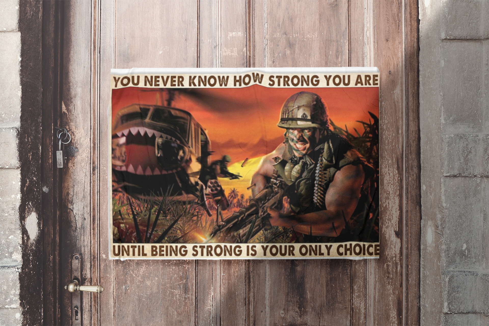 Veteran You never know how strong you are untill being strong is your only choice poster 3 Veteran You never know how strong you are untill being strong is your only choice poster
