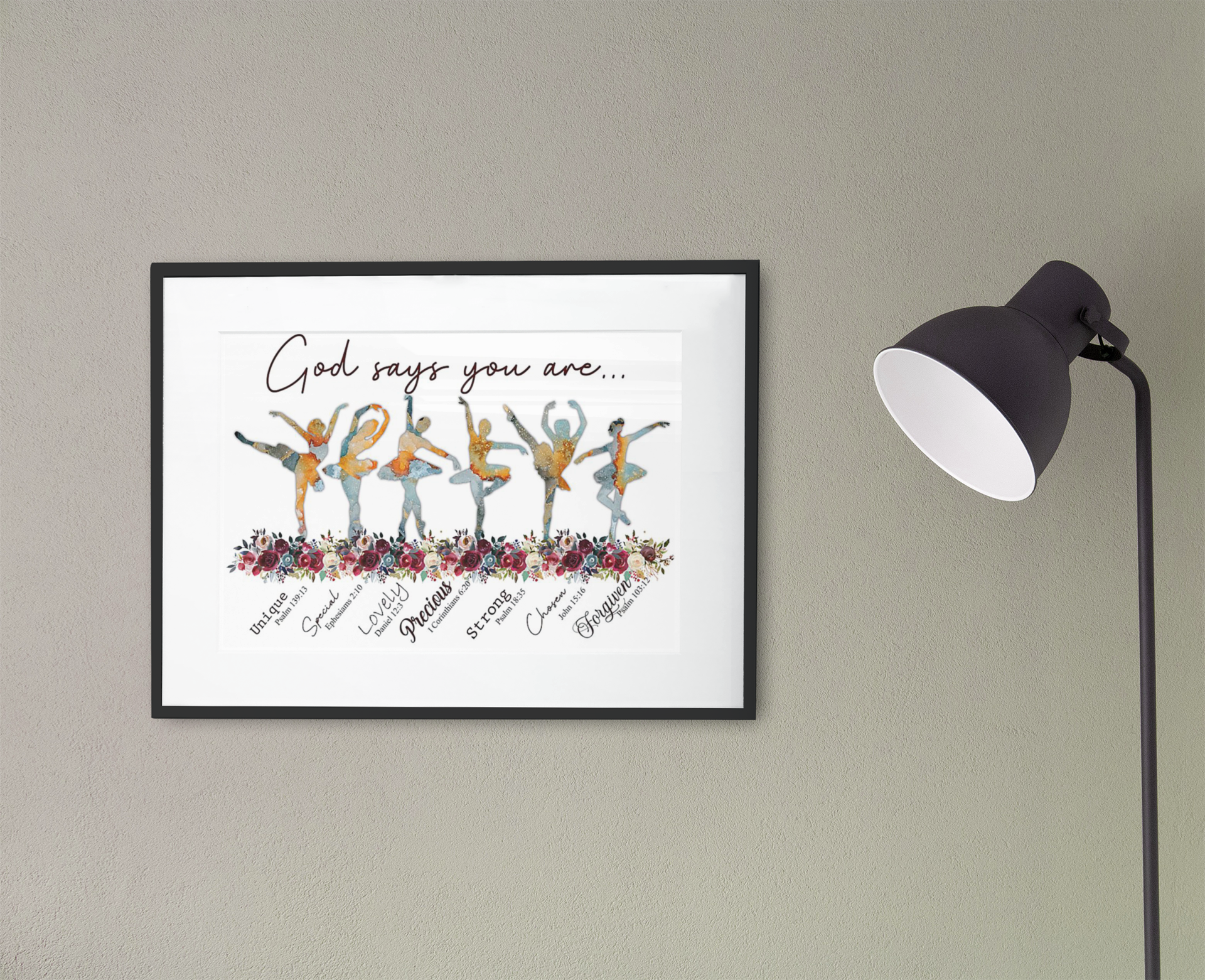 Poster Ballet God says you are unique 3 Poster Ballet God says you are unique