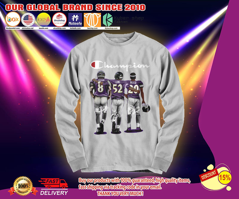 Champion Baltimore Ravens Jason Lewis reed shirt 2 Champion Baltimore Ravens Jason Lewis reed shirt