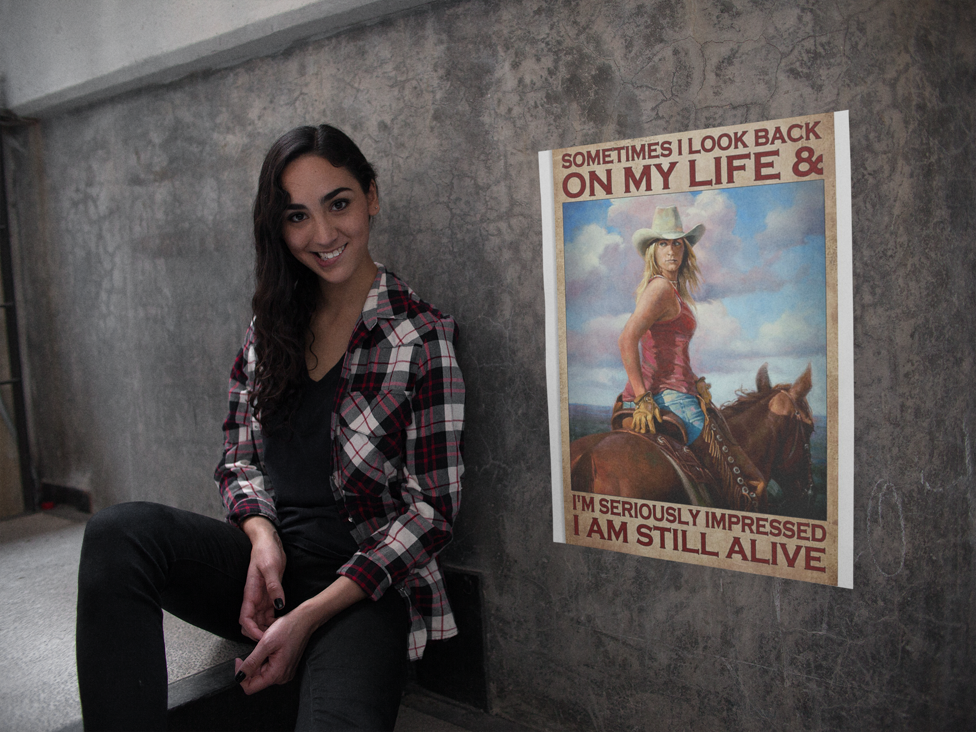 Sometimes I look back on my life and I'm seriously impressed I am still alive poster 2 Sometimes I look back on my life and Im seriously impressed I am still alive poster