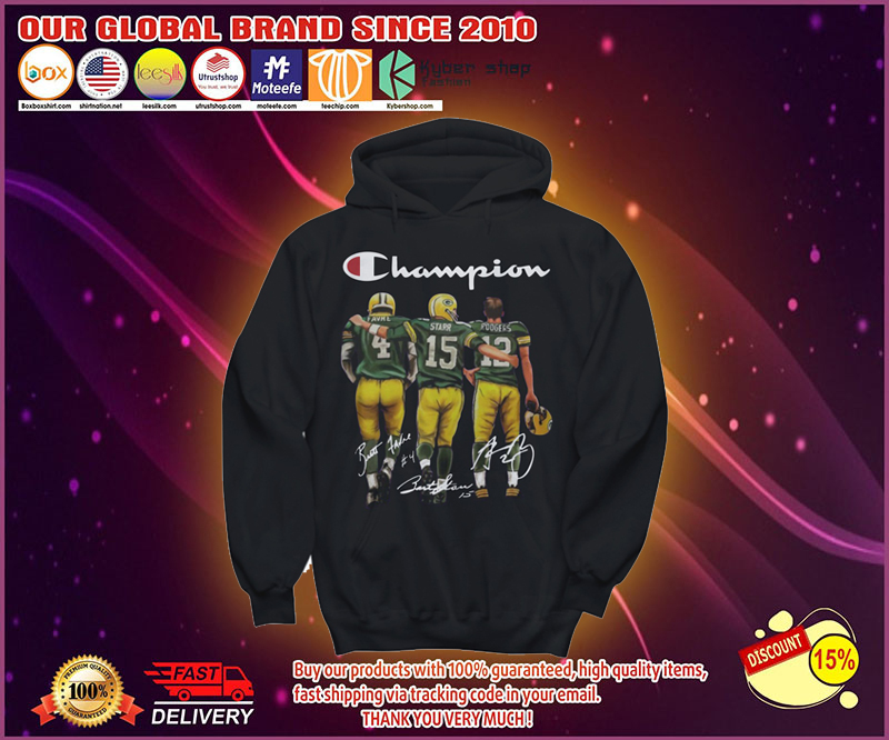 Champion Green Bay Packers favre starr rodgers shirt 4 Champion Green Bay Packers favre starr rodgers shirt