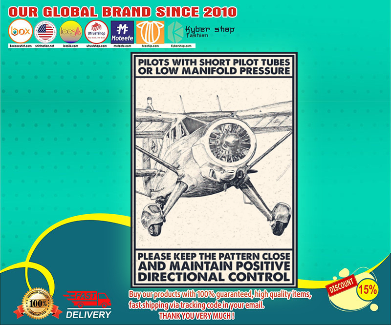 Pilots with short pilot tubes or low manifold pressure poster 2 Pilots with short pilot tubes or low manifold pressure poster