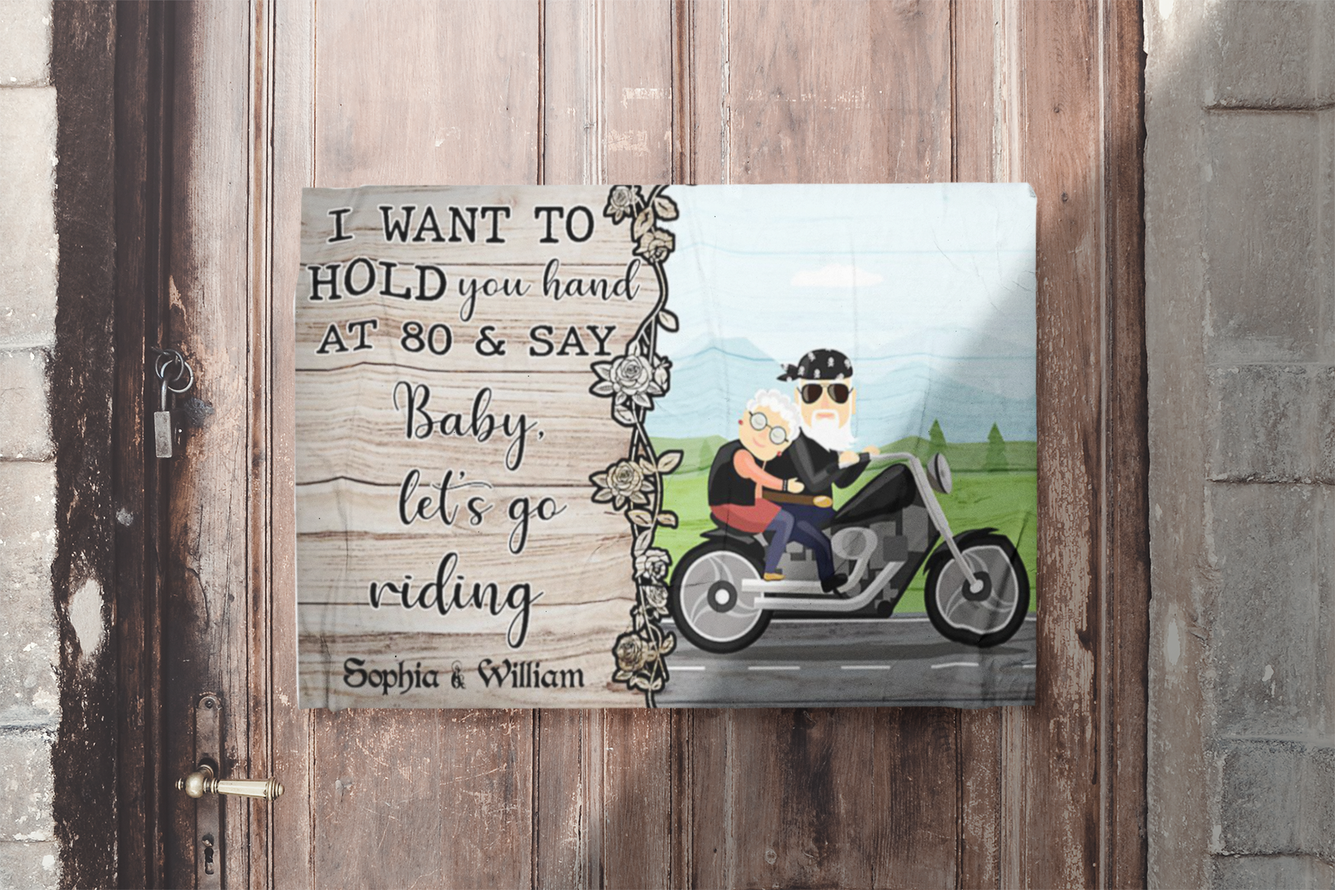 Biker I want to hold your hand and say let's go riding poster 3 Biker I want to hold your hand and say lets go riding poster