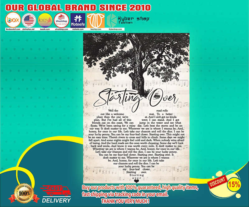 Staring over lyrics poster 3 Staring over lyrics poster