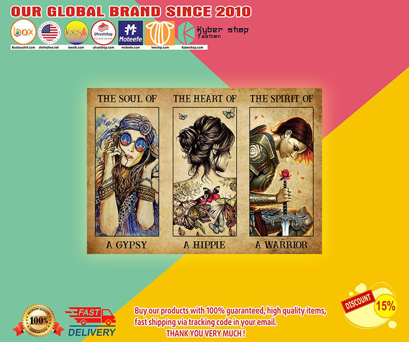 Hippie girl The soul of a gypsy the heart of a hippie the spirit of a warrior poster 2 Hippie girl The soul of a gypsy the heart of a hippie the spirit of a warrior poster