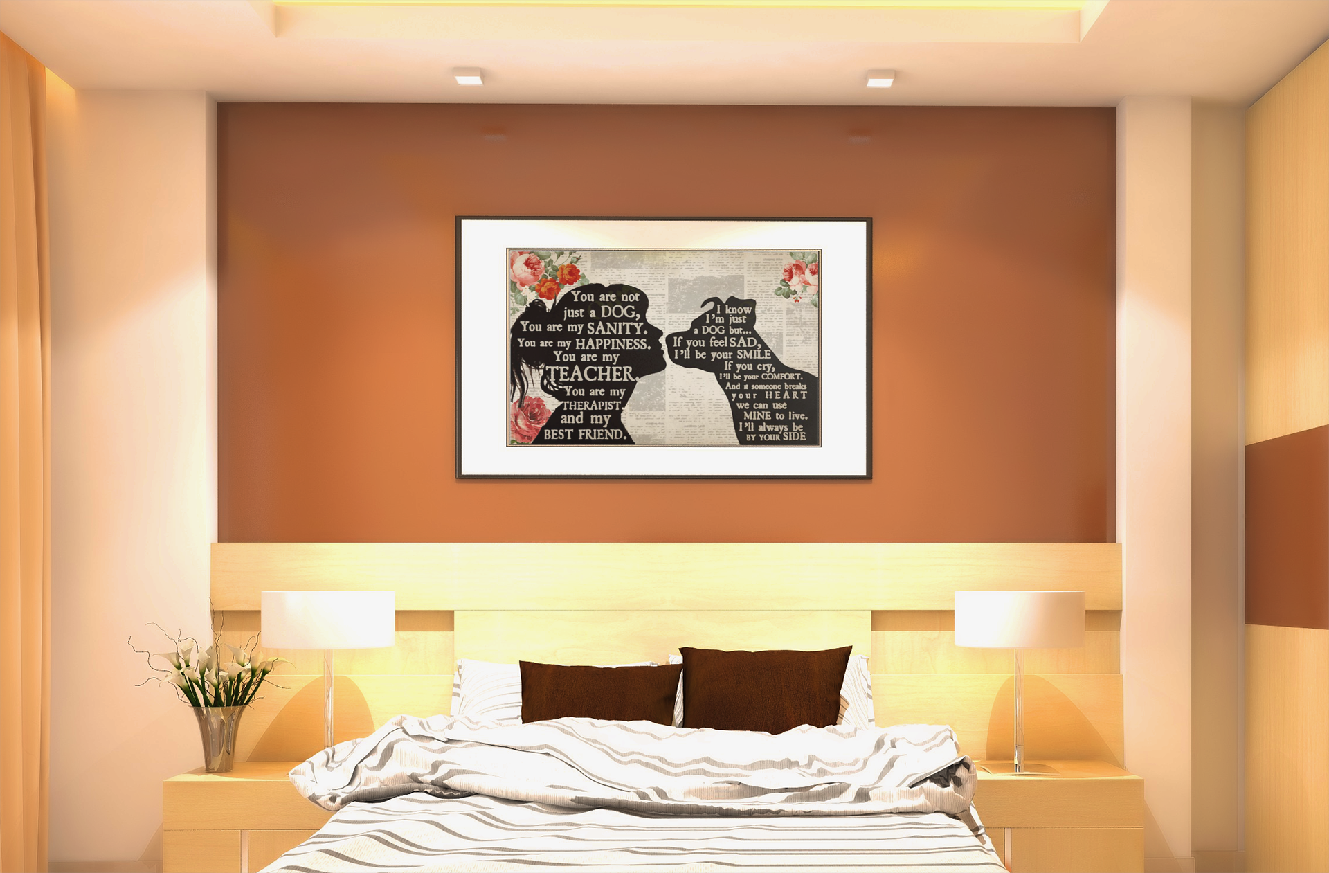 Pitbull and girl you are not dog my sanity my happiness poster 2 Pitbull and girl you are not dog my sanity my happiness poster