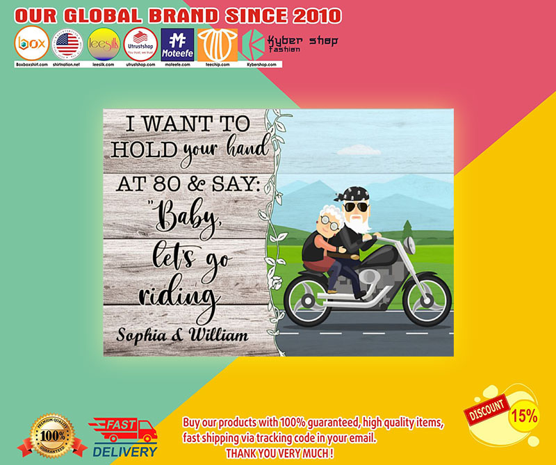 I want to hold you hand and say baby let's go riding custom name poster 2 I want to hold you hand and say baby lets go riding custom name poster
