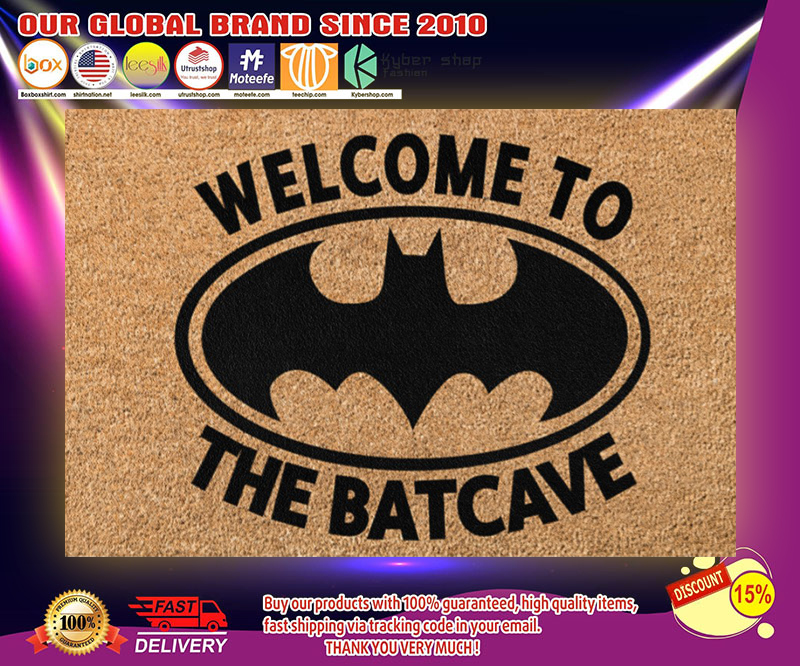 Bat man Welcome to the batcave doormat 3 Bat man Welcome to the batcave doormat