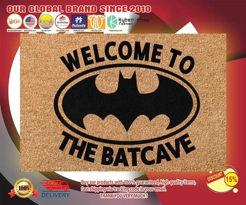 Bat man Welcome to the batcave doormat 2 Bat man Welcome to the batcave doormat