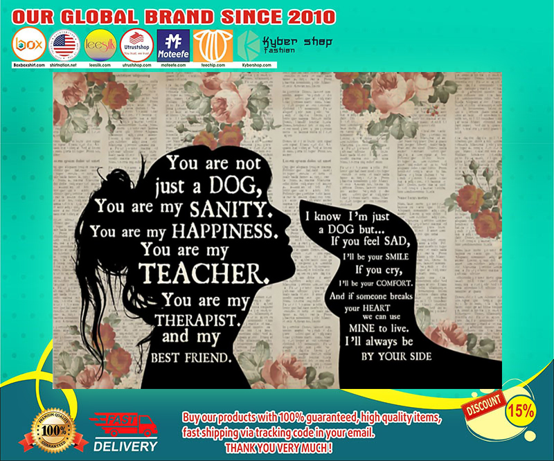 Dachshund and girl therapist you are not just a dog poster 4 Dachshund and girl therapist you are not just a dog poster