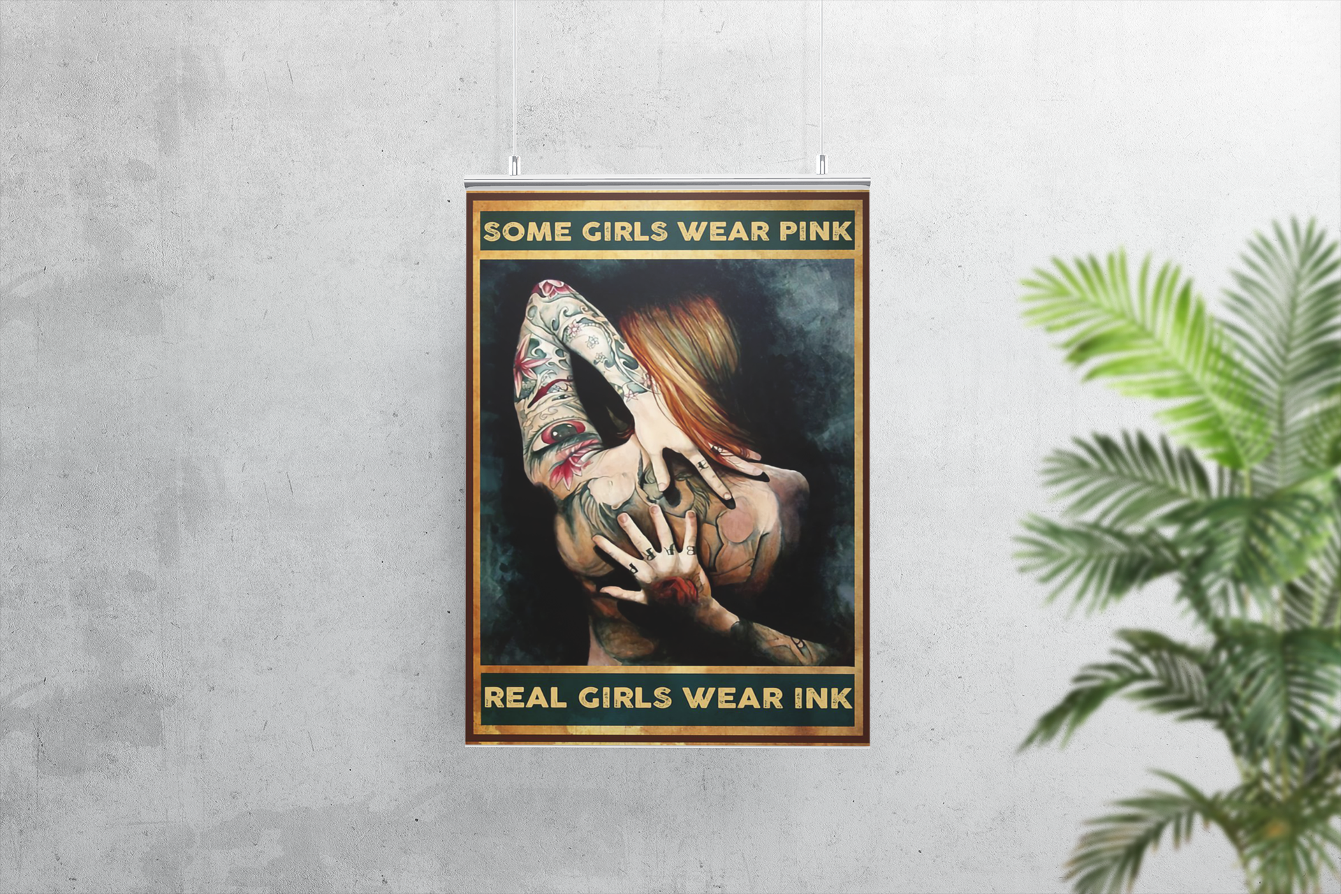 Tattoos some girls wear pink real girls wear ink poster 4 Tattoos some girls wear pink real girls wear ink poster