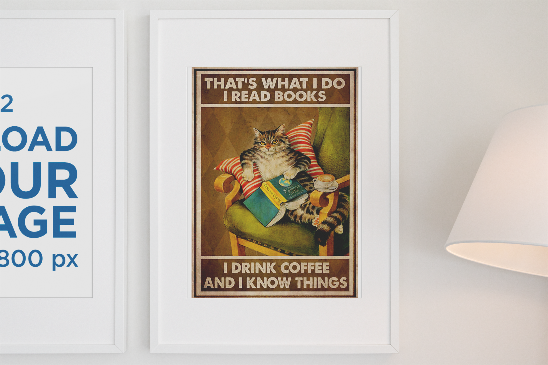 Cat That's what I do I read books I drink coffee and I know things poster 2 Cat Thats what I do I read books I drink coffee and I know things poster