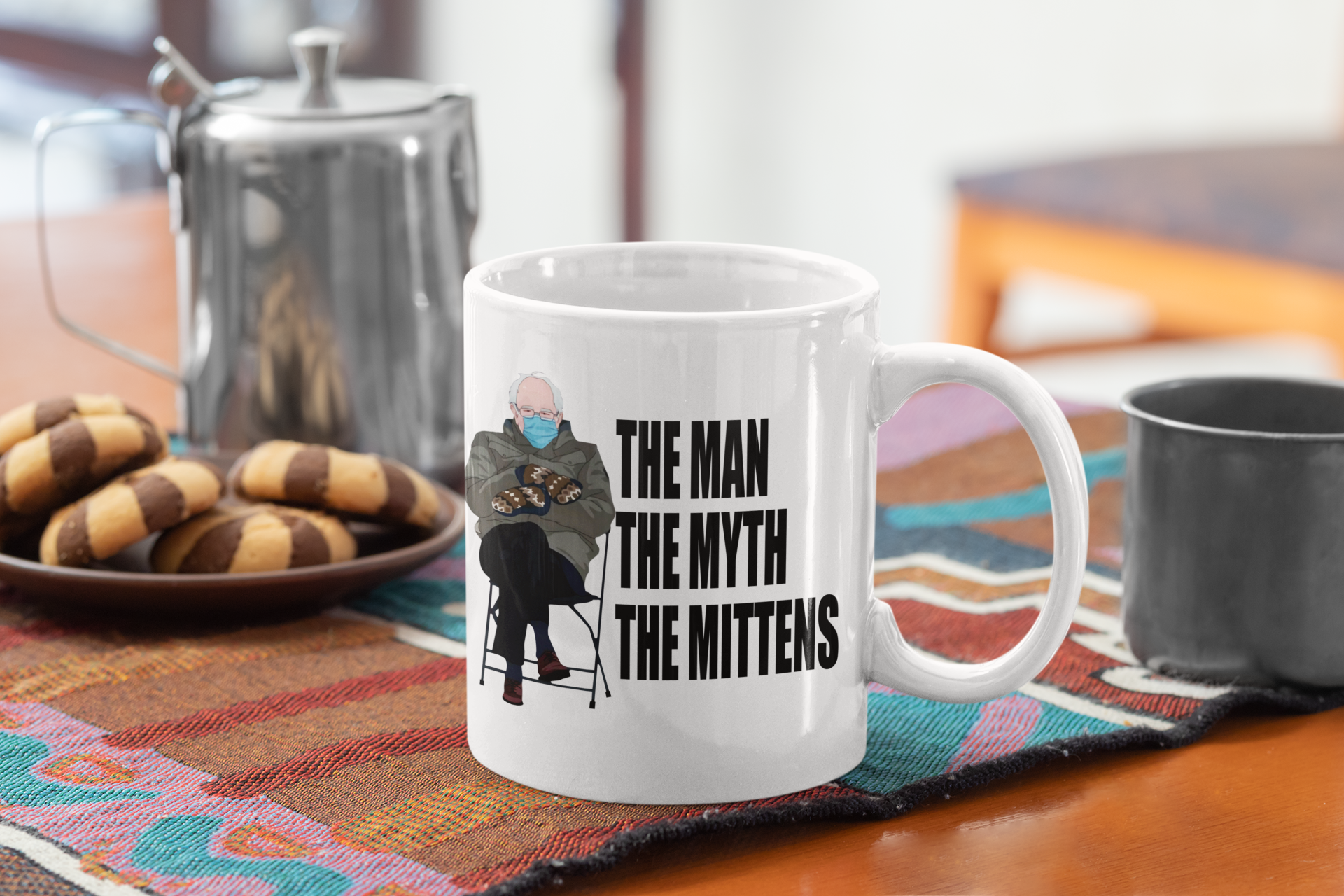 Bernie sanders the man the myth the mittens mug 3 The man the myth the mittens mug