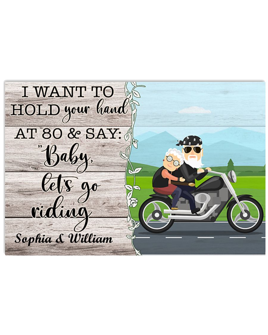 I want to hold you hand and say baby let's go riding custom name poster 4 I want to hold you hand and say baby lets go riding custom name poster