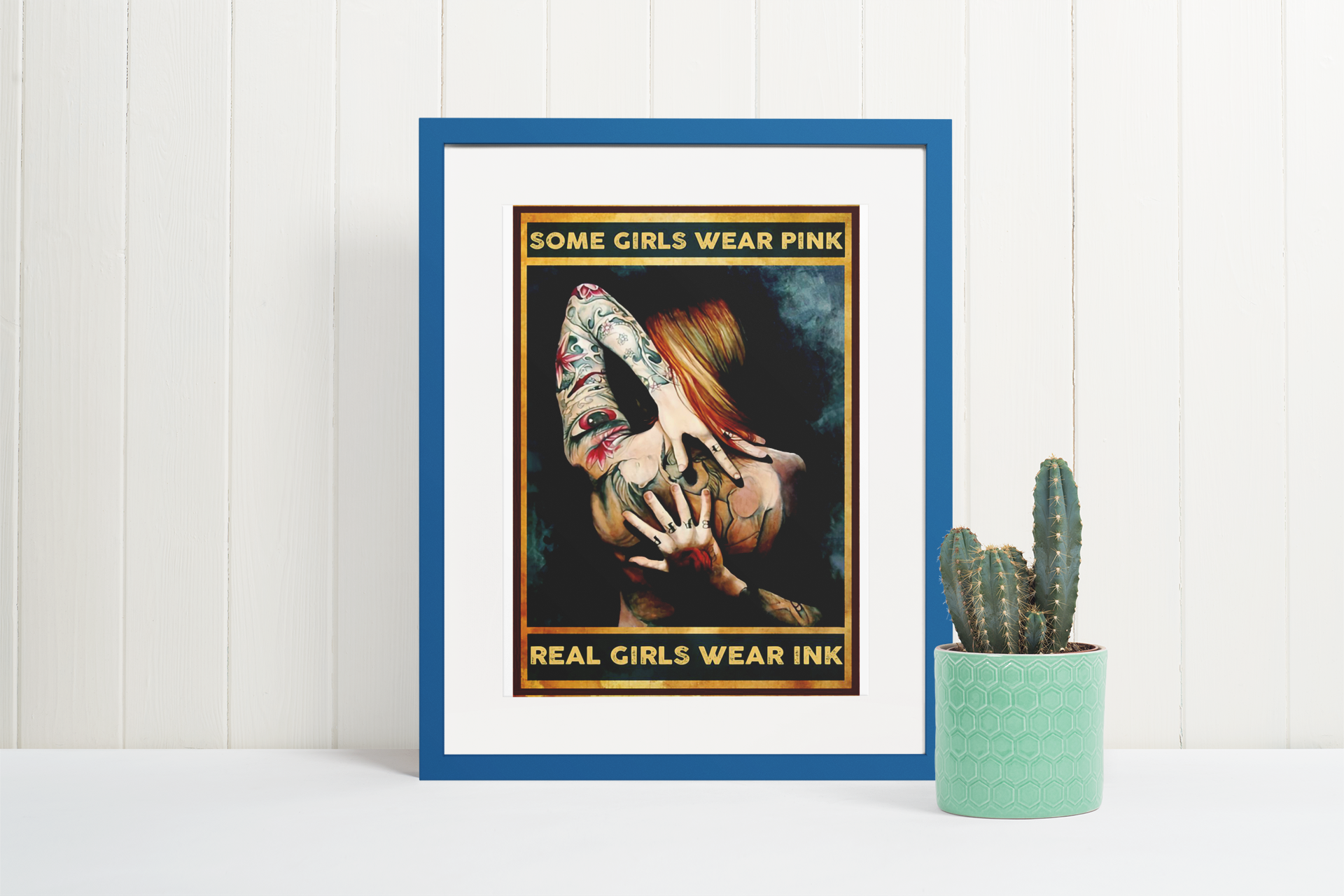 Tattoos some girls wear pink real girls wear ink poster 2 Tattoos some girls wear pink real girls wear ink poster