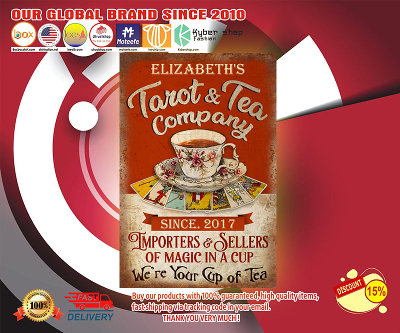 Personalized Tarot and tea company importers and sellers of magic in a cup poster 4 Personalized Tarot and tea company importers and sellers of magic in a cup poster