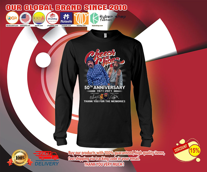 Cheech & chong 50th anniversary 1971 2021 shirt 4 Cheech chong th anniversary shirt