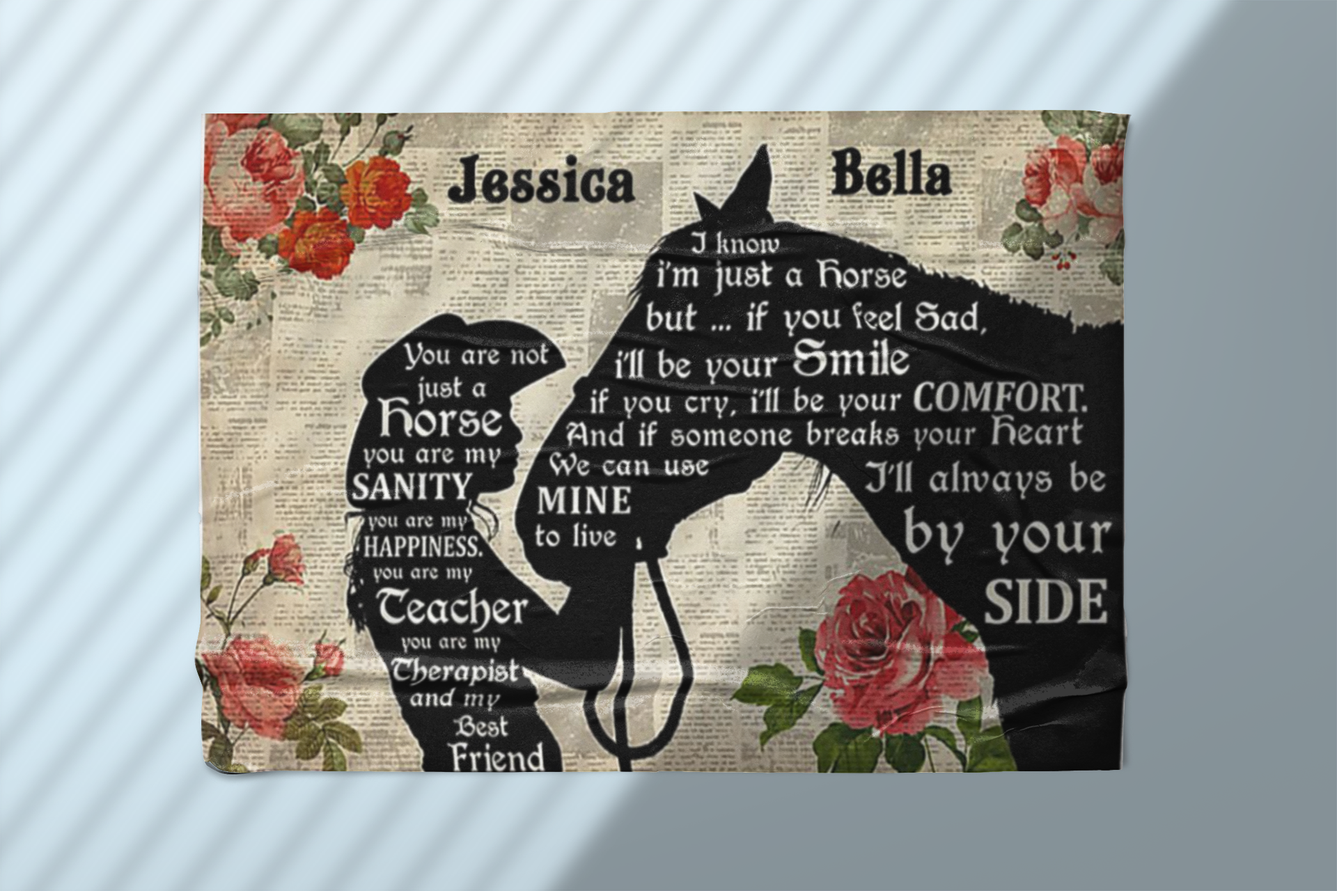 You are not just a horse you are my sanity custom personalized name poster 2 You are not just a horse you are my sanity custom personalized name poster