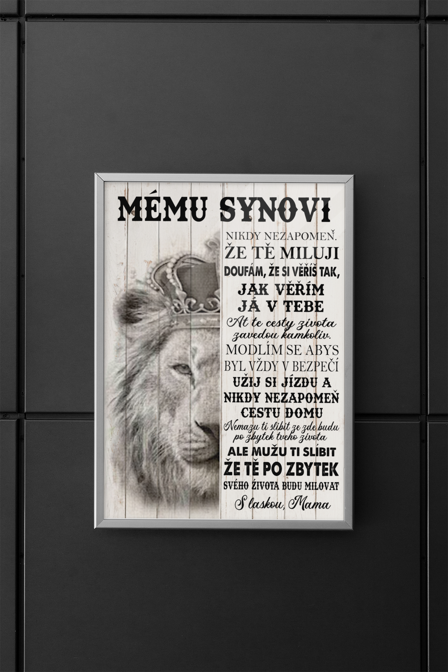lví král Memu synovi nikdy nezapomen plakát poster 2 lvi kral Memu synovi nikdy nezapomen plakat poster