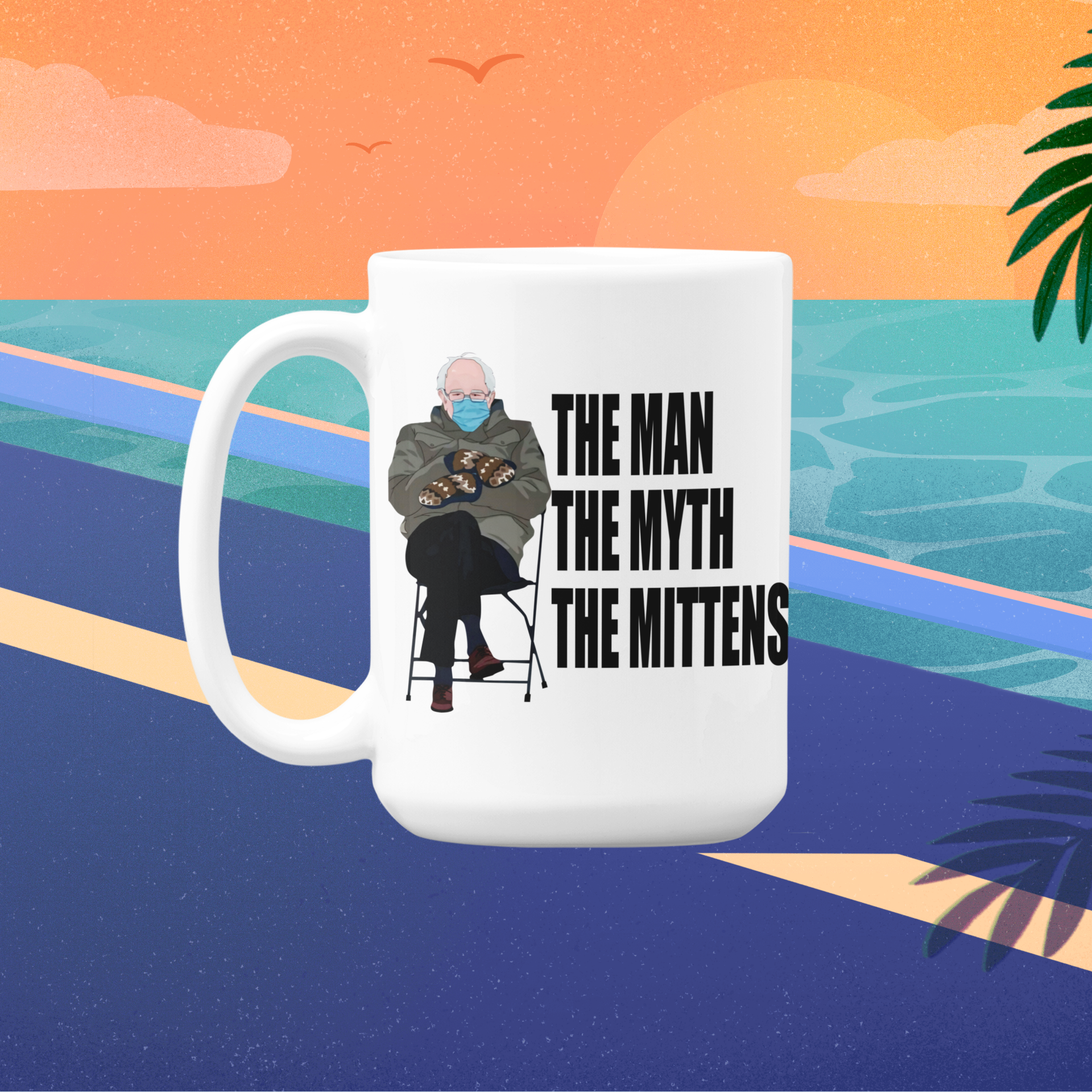 The man the myth the mittens mug