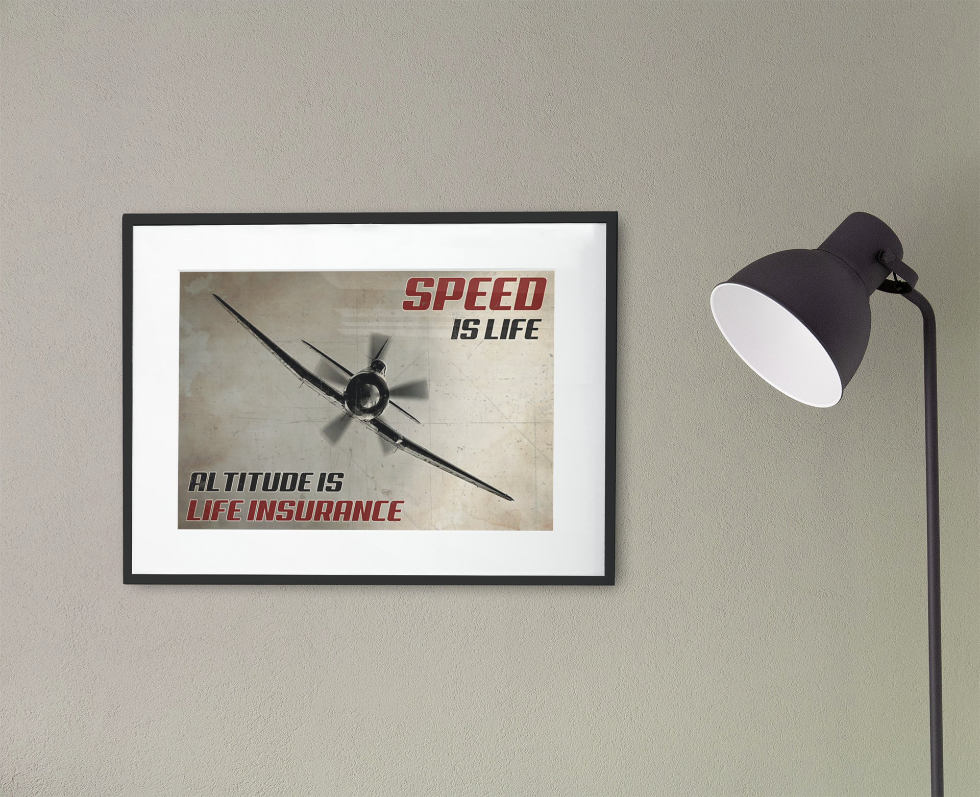 Speed is life al titude is life insurance poster 4 Speed is life altitude is life insurance poster