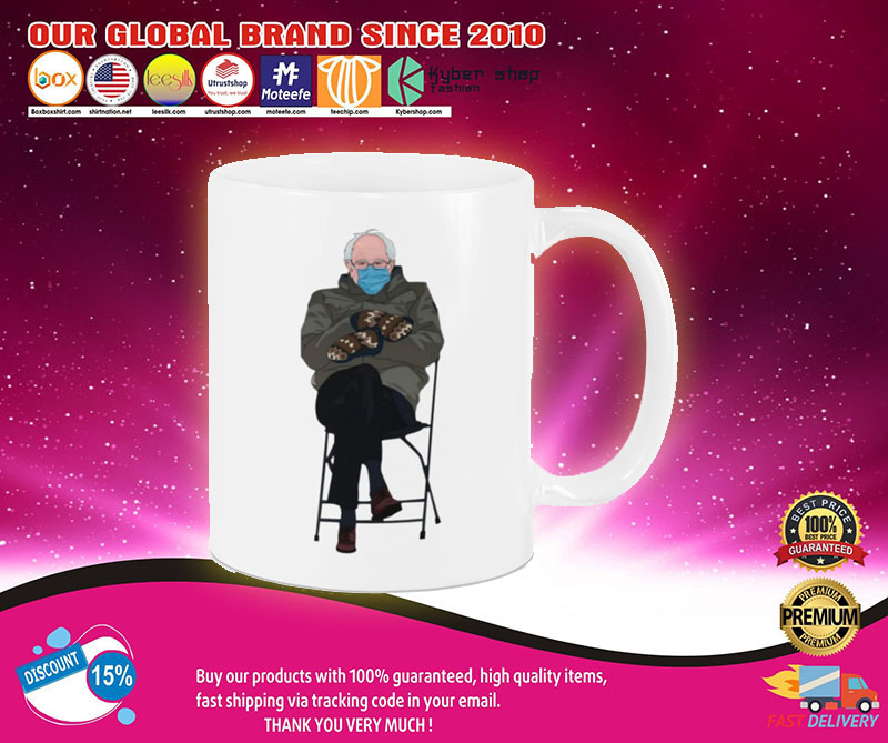 Bernie sanders mittens mug
