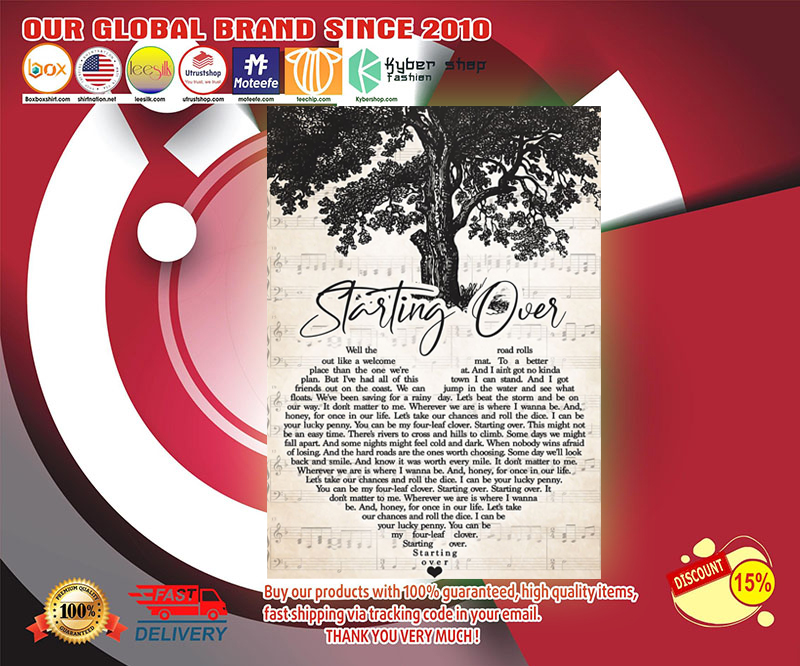 Staring over lyrics poster 2 Staring over lyrics poster
