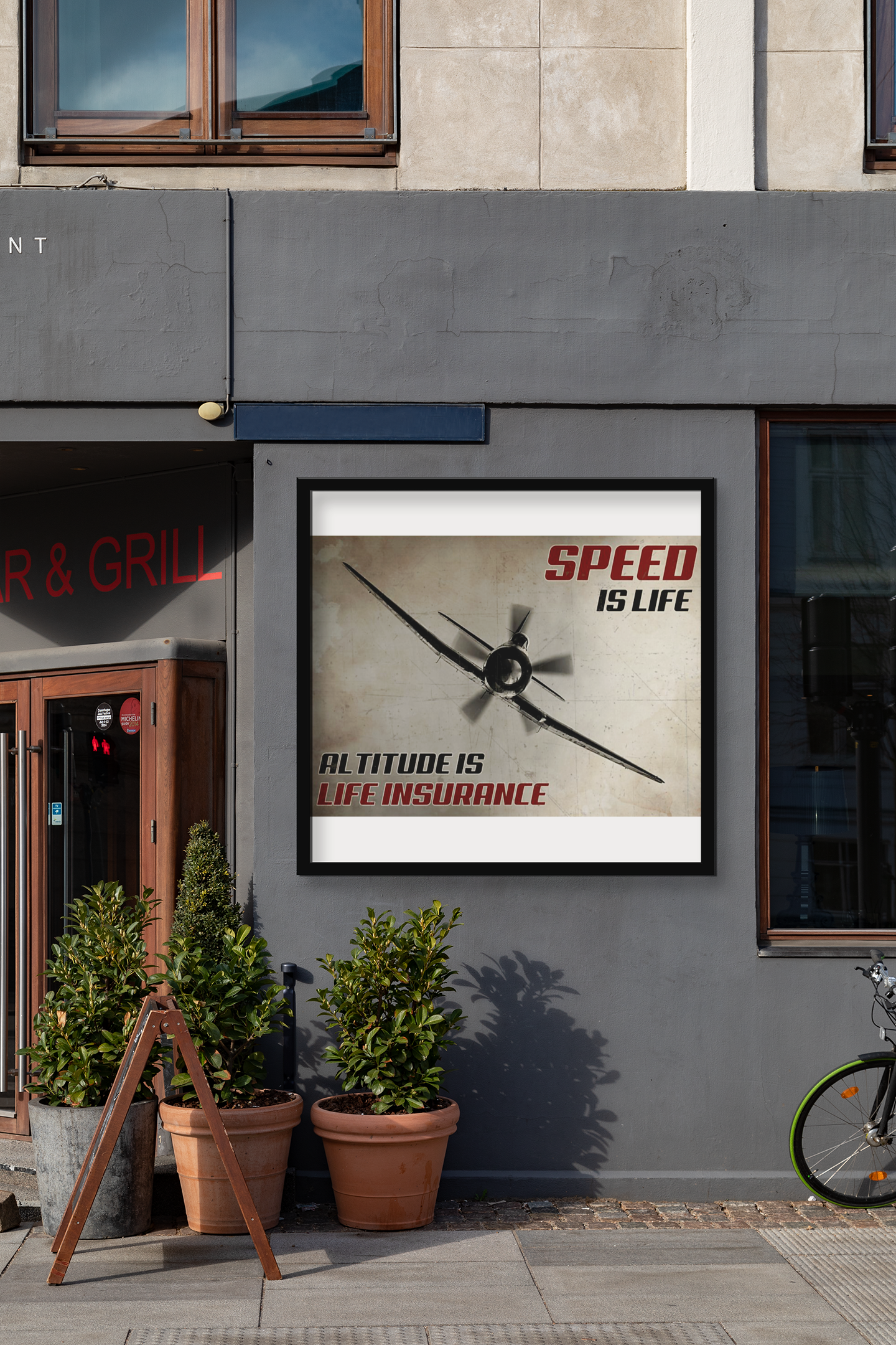 Speed is life al titude is life insurance poster 3 Speed is life altitude is life insurance poster