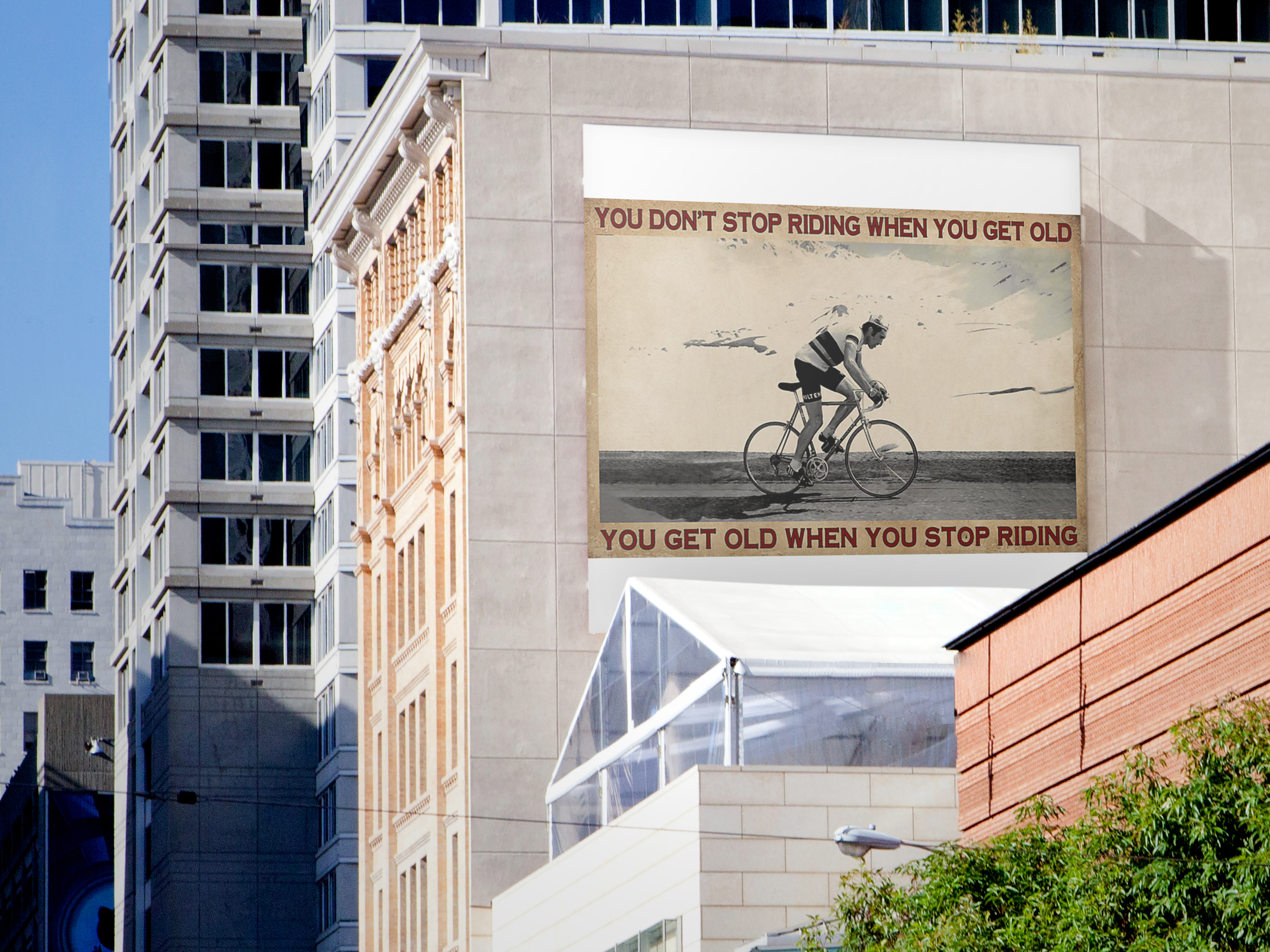 You don't stop riding when you get old you get old when you stop riding poster 2 You dont stop riding when you get old you get old when you stop riding poster