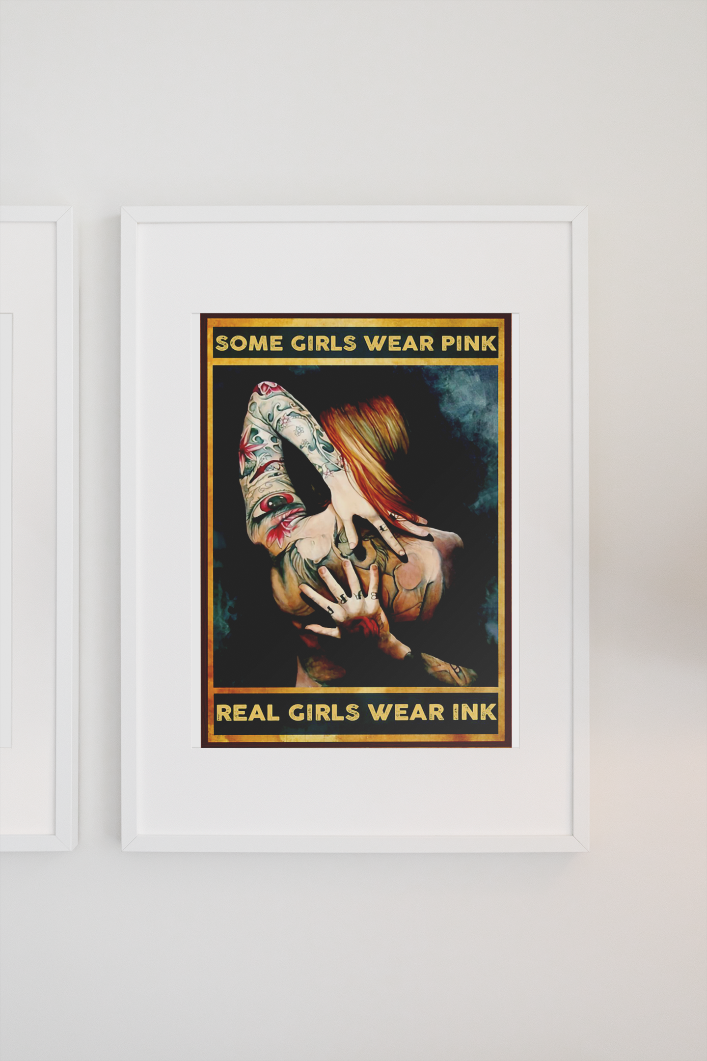 Tattoos some girls wear pink real girls wear ink poster 3 Tattoos some girls wear pink real girls wear ink poster