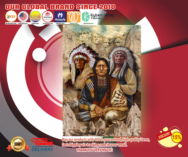 Indigenous man native american poster 2 Indigenous man native american poster