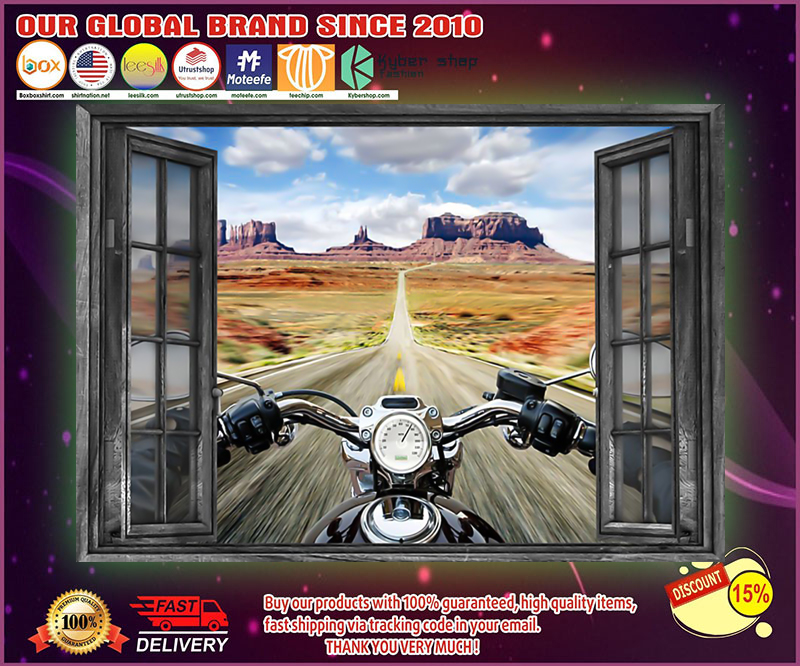 Motorcycle window poster 4 Motorcycle window poster