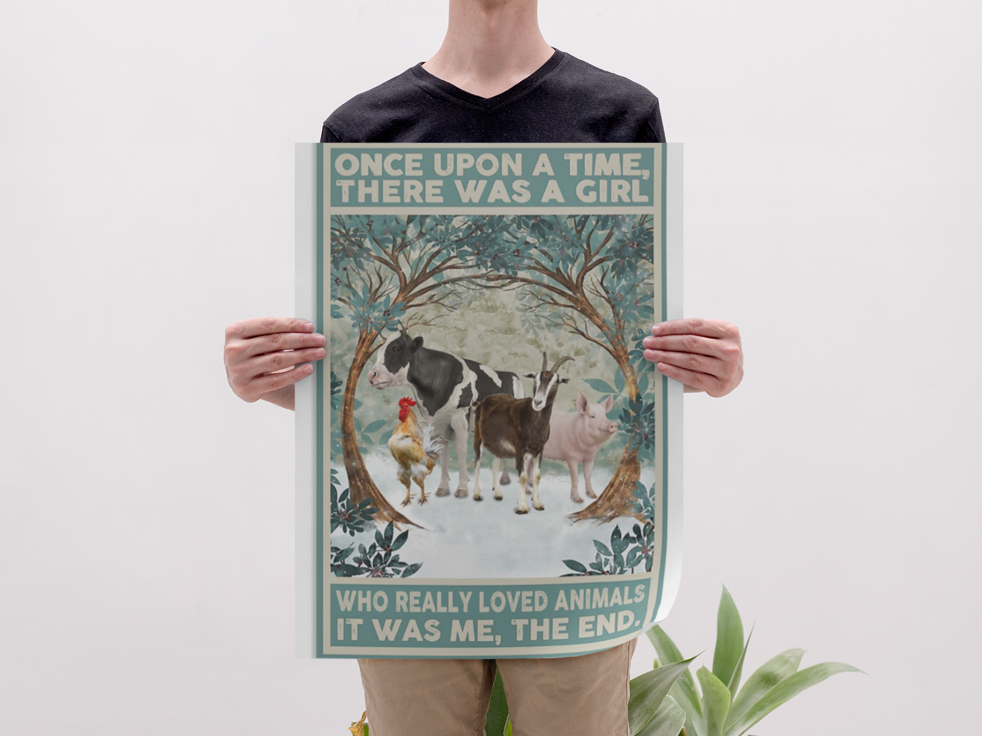 Once upon a time there was a girl who really loved animals poster 4 Once upon a time there was a girl who really loved animals poster