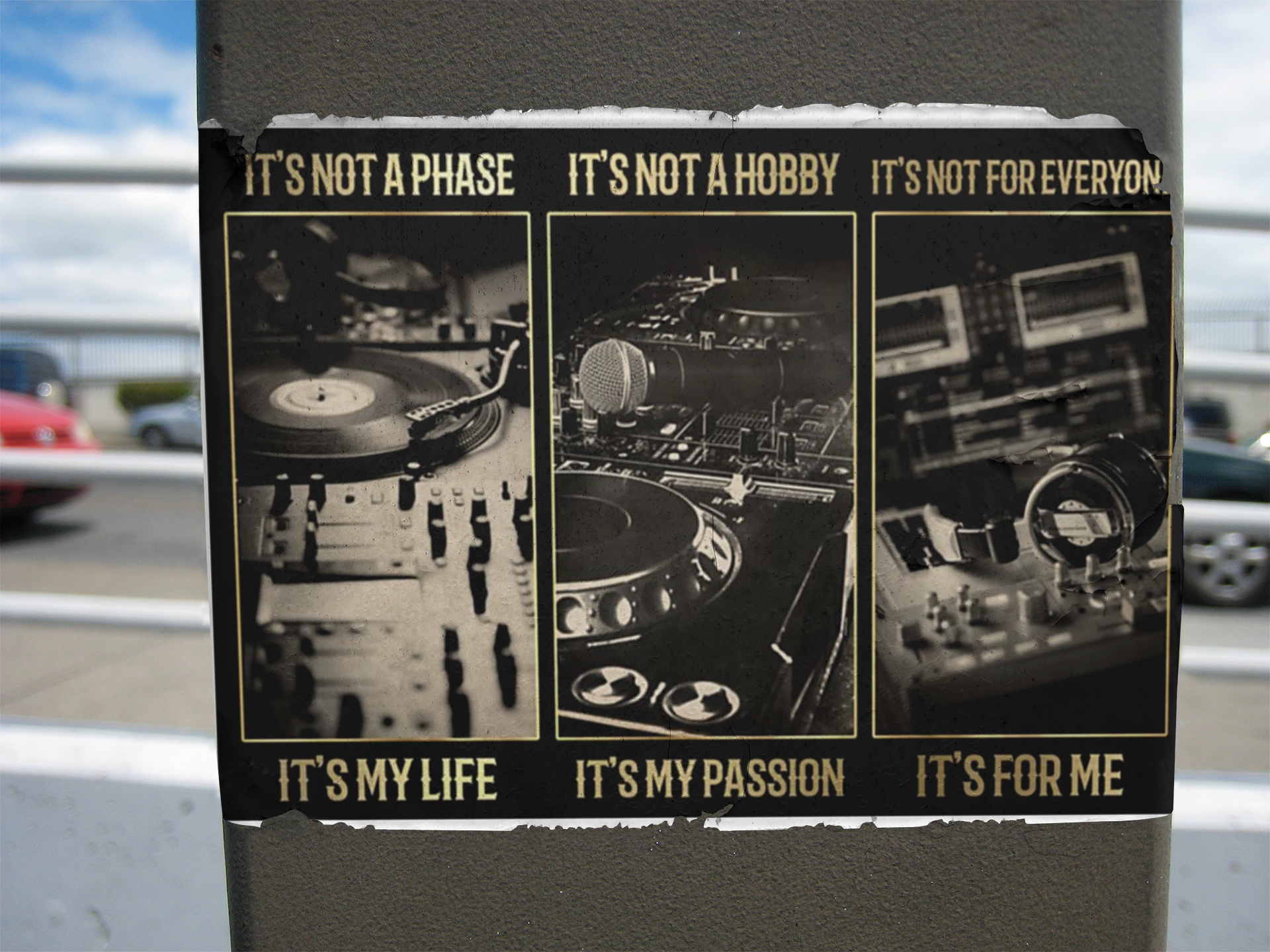 DJ it's not a phase it's not a hobby it's not for everyone poster 3 DJ its not a phase its not a hobby its not for everyone poster