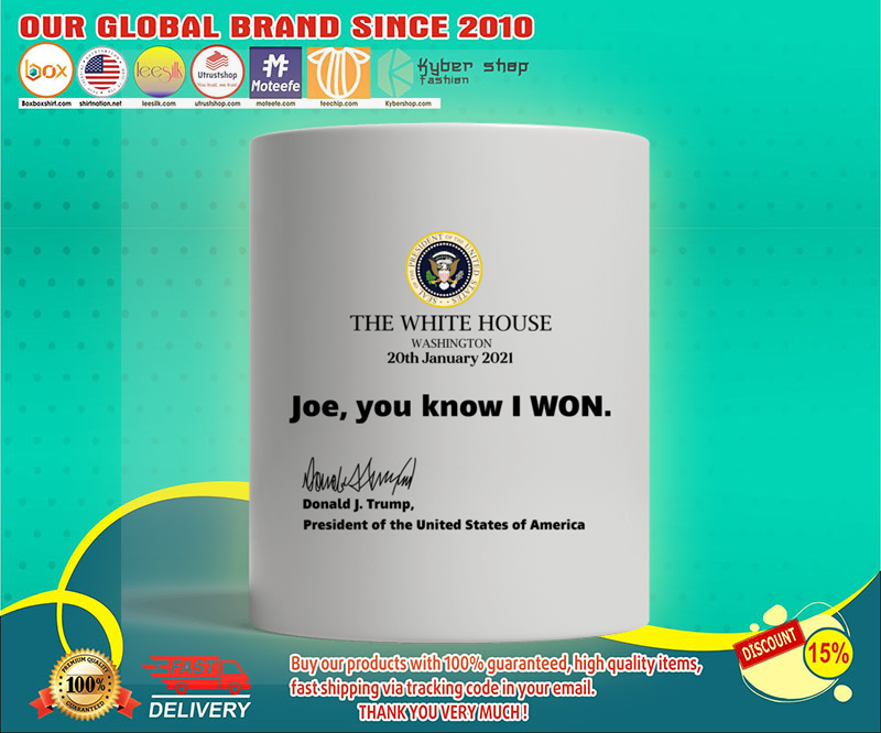 The white house washington joe you know i won mug 4 The white house washington joe you know i won mug