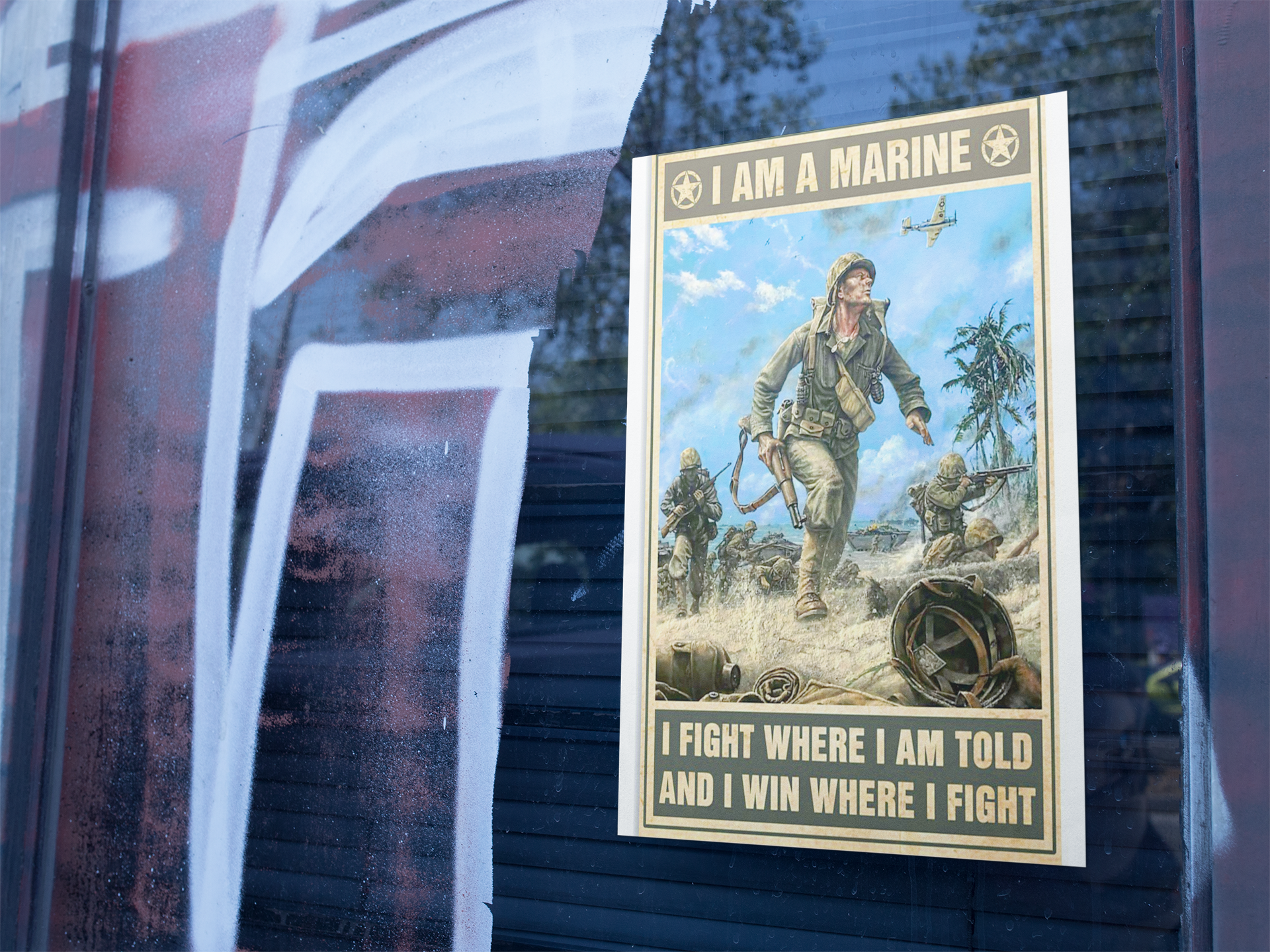 I am a marine I fight where I am told and I win where I fight poster 4 I am a marine I fight where I am told and I win where I fight poster